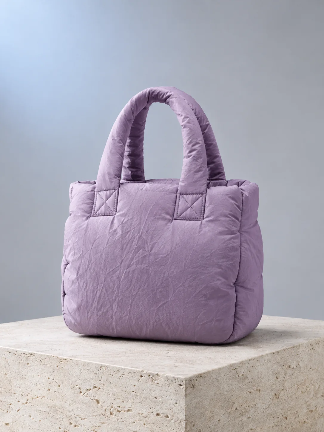 Cloud Mini Tote in Dusk Lilac, front view