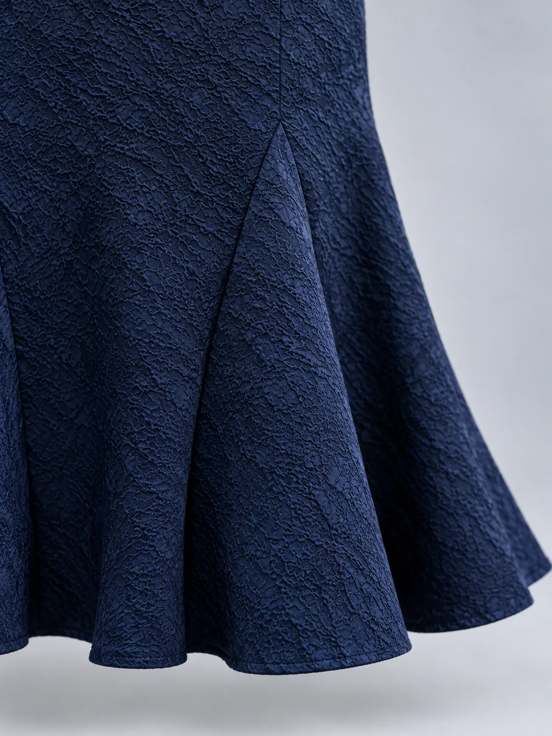 Current Godet Skirt in Ink Blue, detail