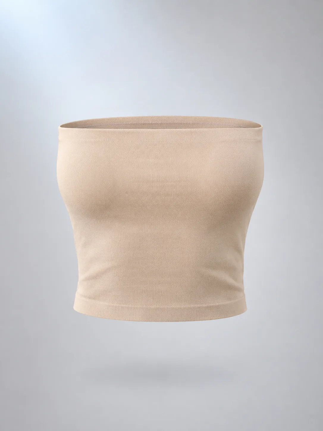 Seamless Tube Layer in Almond, front view